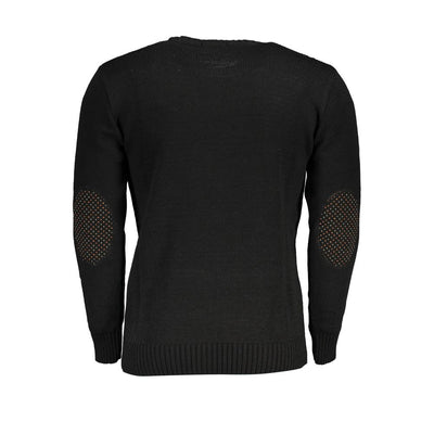 Pull en tissu noir US Grand Polo