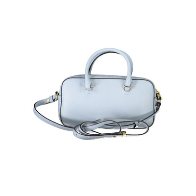 Sac à main en cuir bleu Coccinelle