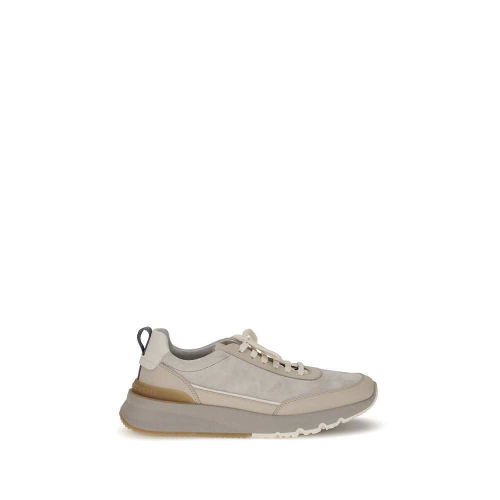 Brunello Cucinelli leren sneakers