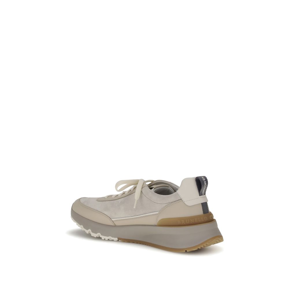 Brunello Cucinelli leren sneakers