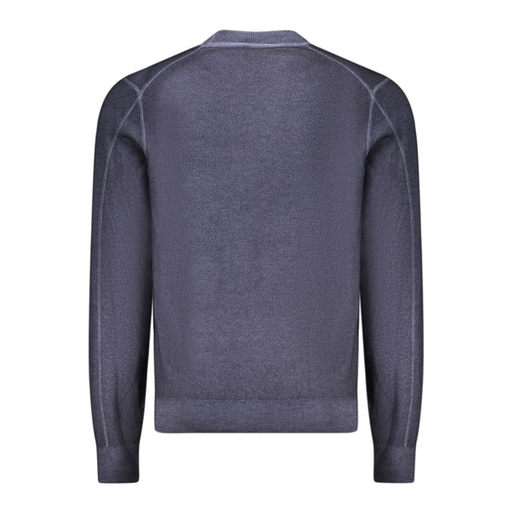 Pull en laine bleu Hugo Boss