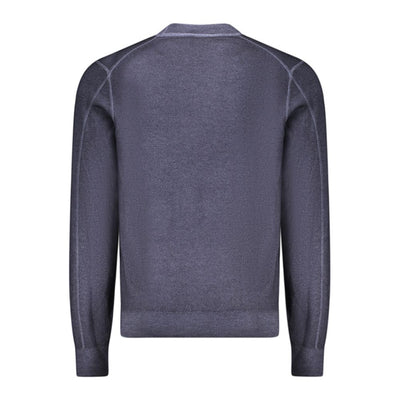 Pull en laine bleu Hugo Boss
