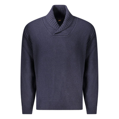 Pull en laine bleu Hugo Boss