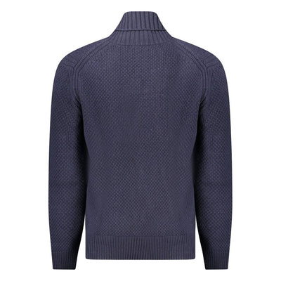 Pull en laine bleu Hugo Boss