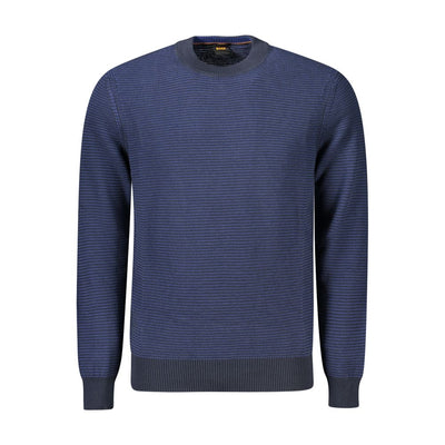 Pull en coton bleu Hugo Boss