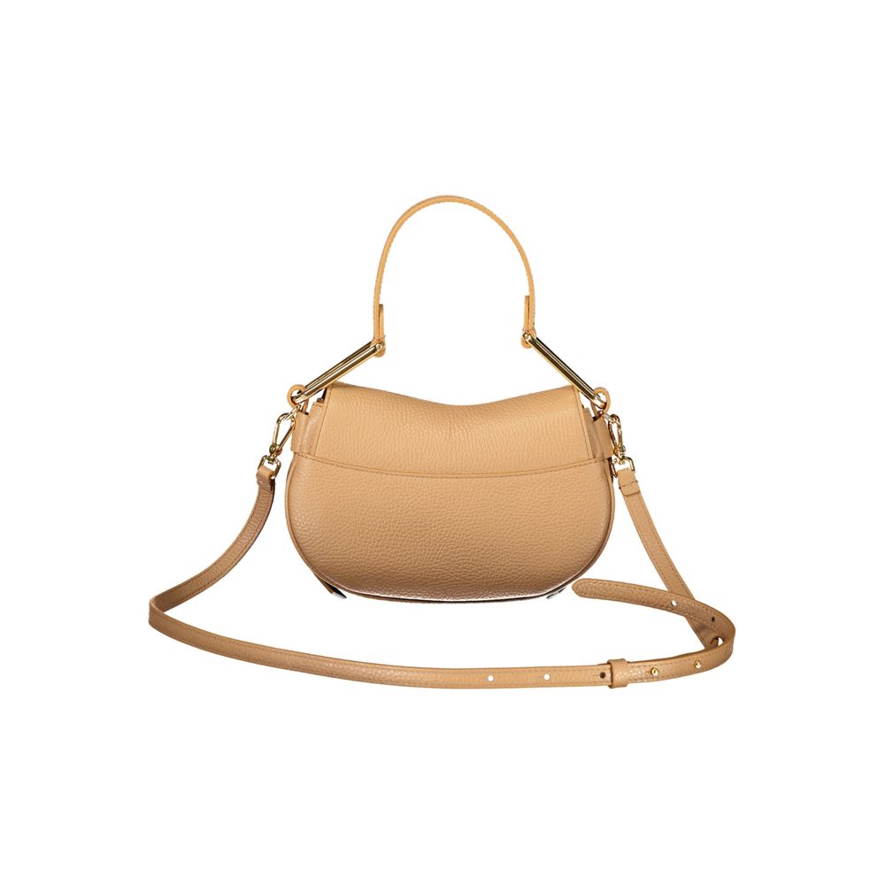 Sac à main en cuir marron Coccinelle