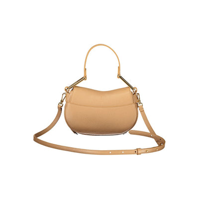 Sac à main en cuir marron Coccinelle