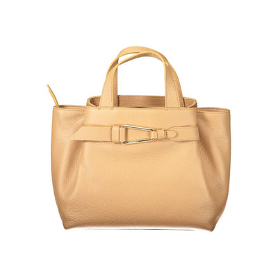 Sac à main en cuir marron Coccinelle