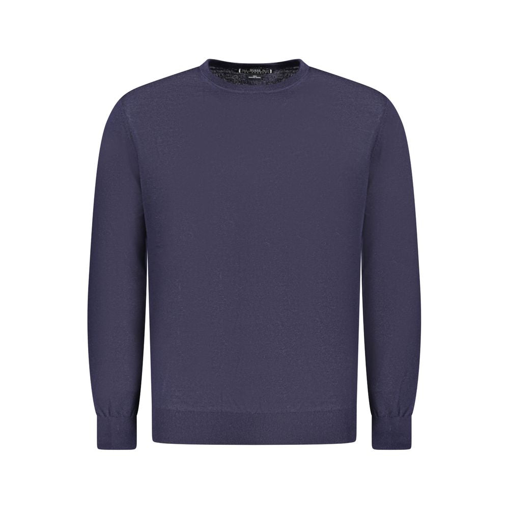 Pull en laine bleu Guess Jeans