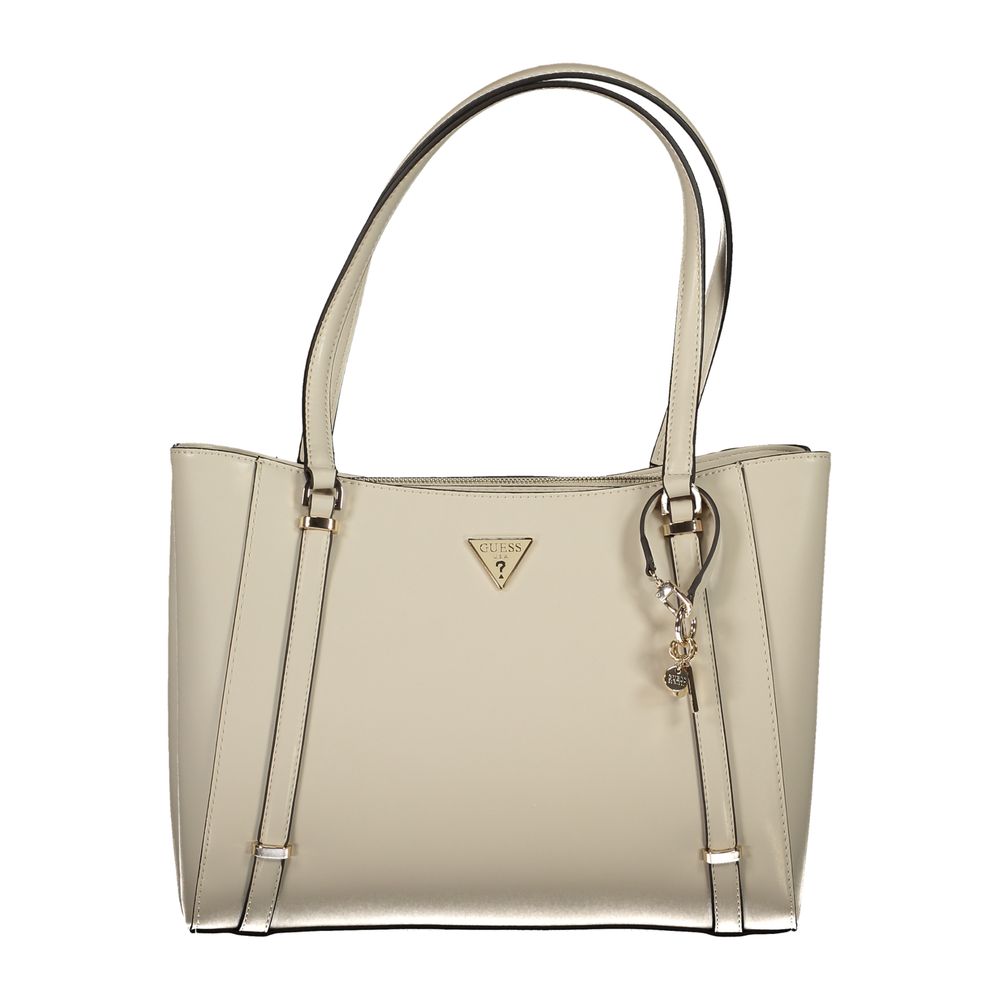 Sac à main Guess Jeans en polyéthylène beige