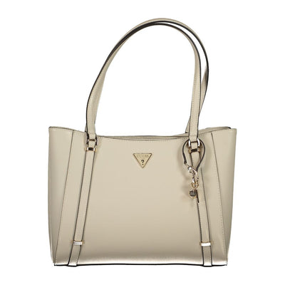 Sac à main Guess Jeans en polyéthylène beige