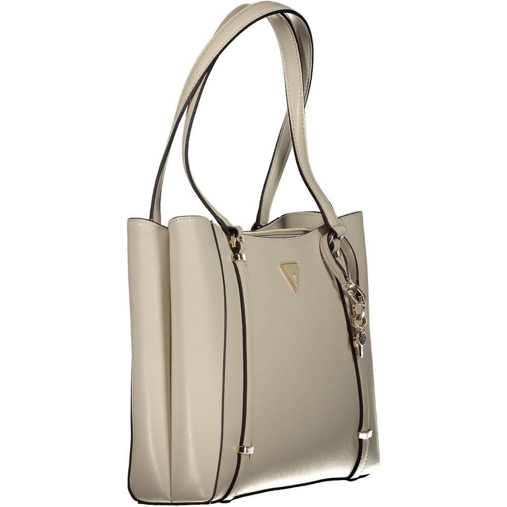 Sac à main Guess Jeans en polyéthylène beige