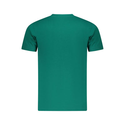 Cavalli Class Green Cotton T-Shirt