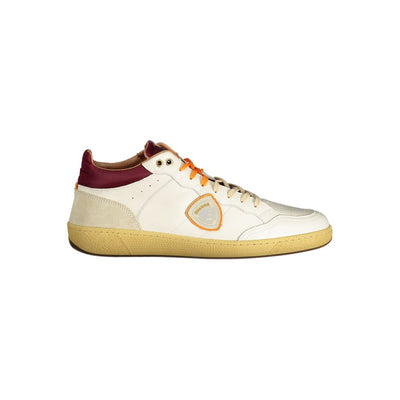 Baskets Blauer en polyester blanc