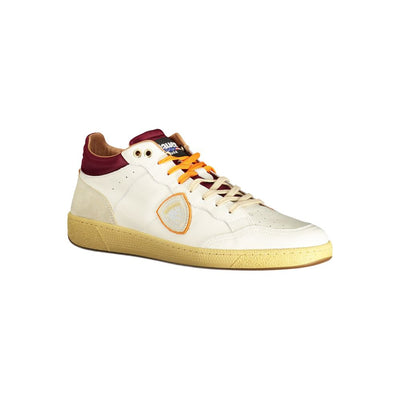 Baskets Blauer en polyester blanc