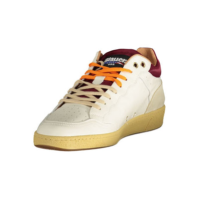 Baskets Blauer en polyester blanc