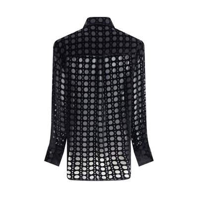Ferragamo Velvet devoré Shirt