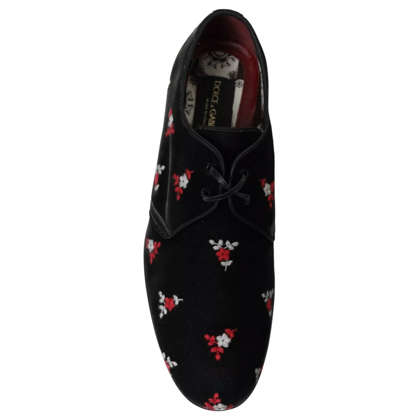 Dolce &amp; Gabbana zwarte bloemenfluwelen formele jurk