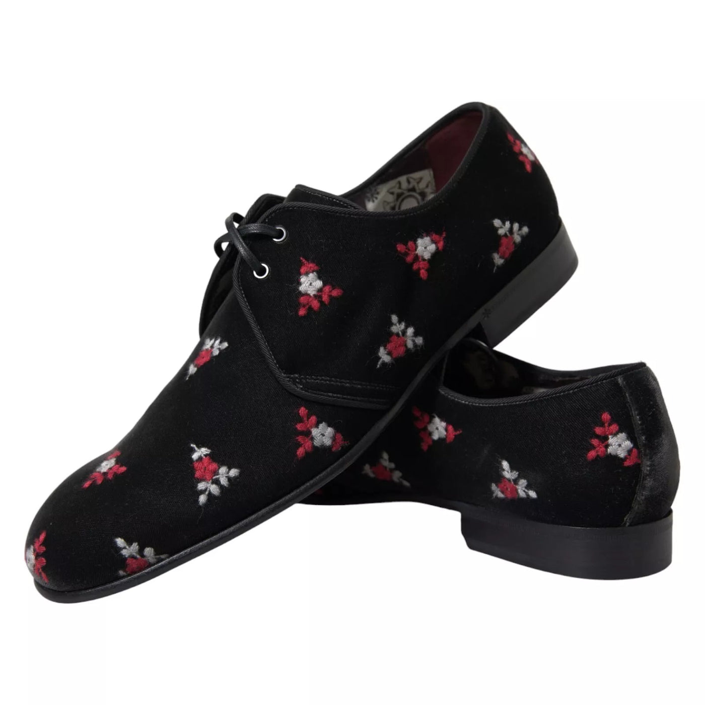 Dolce &amp; Gabbana zwarte bloemenfluwelen formele jurk