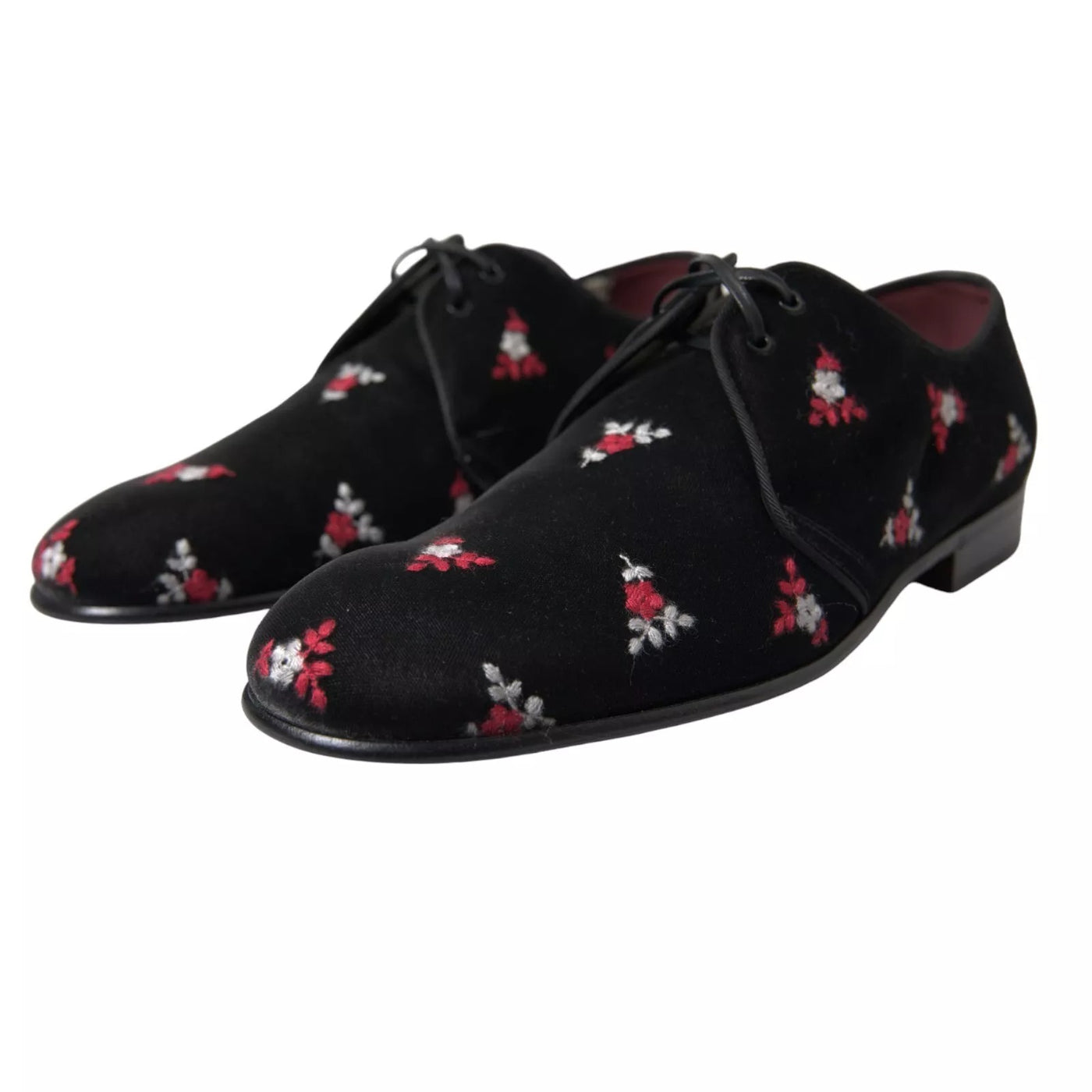 Dolce &amp; Gabbana zwarte bloemenfluwelen formele jurk