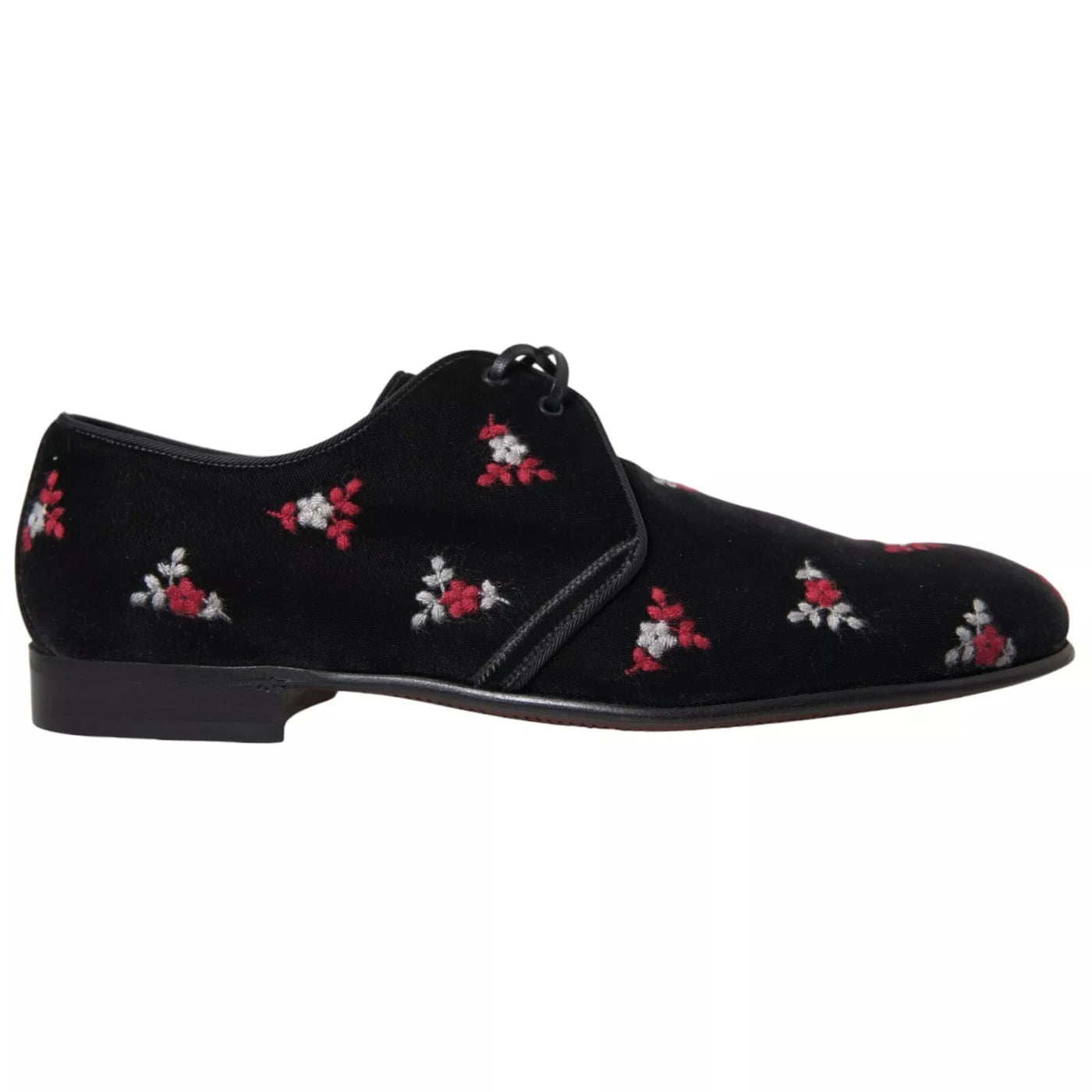 Dolce &amp; Gabbana zwarte bloemenfluwelen formele jurk