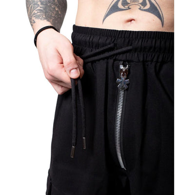 Comme Des Fuckdown Zwarte Katoenen Korte Broek