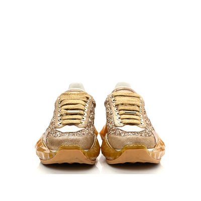 Jimmy Choo Diamond Glittered Sneakers