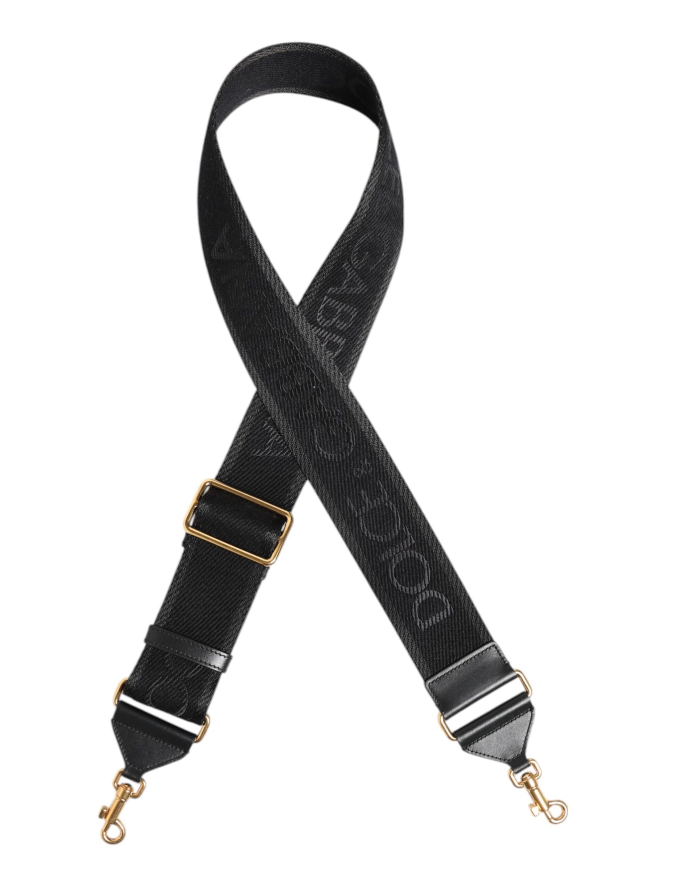 Dolce &amp; Gabbana Zwarte Effen Viscose Tas Schouderband