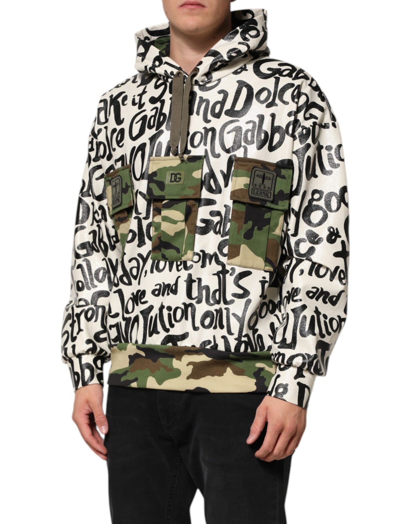 Sweat-shirt à capuche multicolore Dolce &amp; Gabbana DGMania