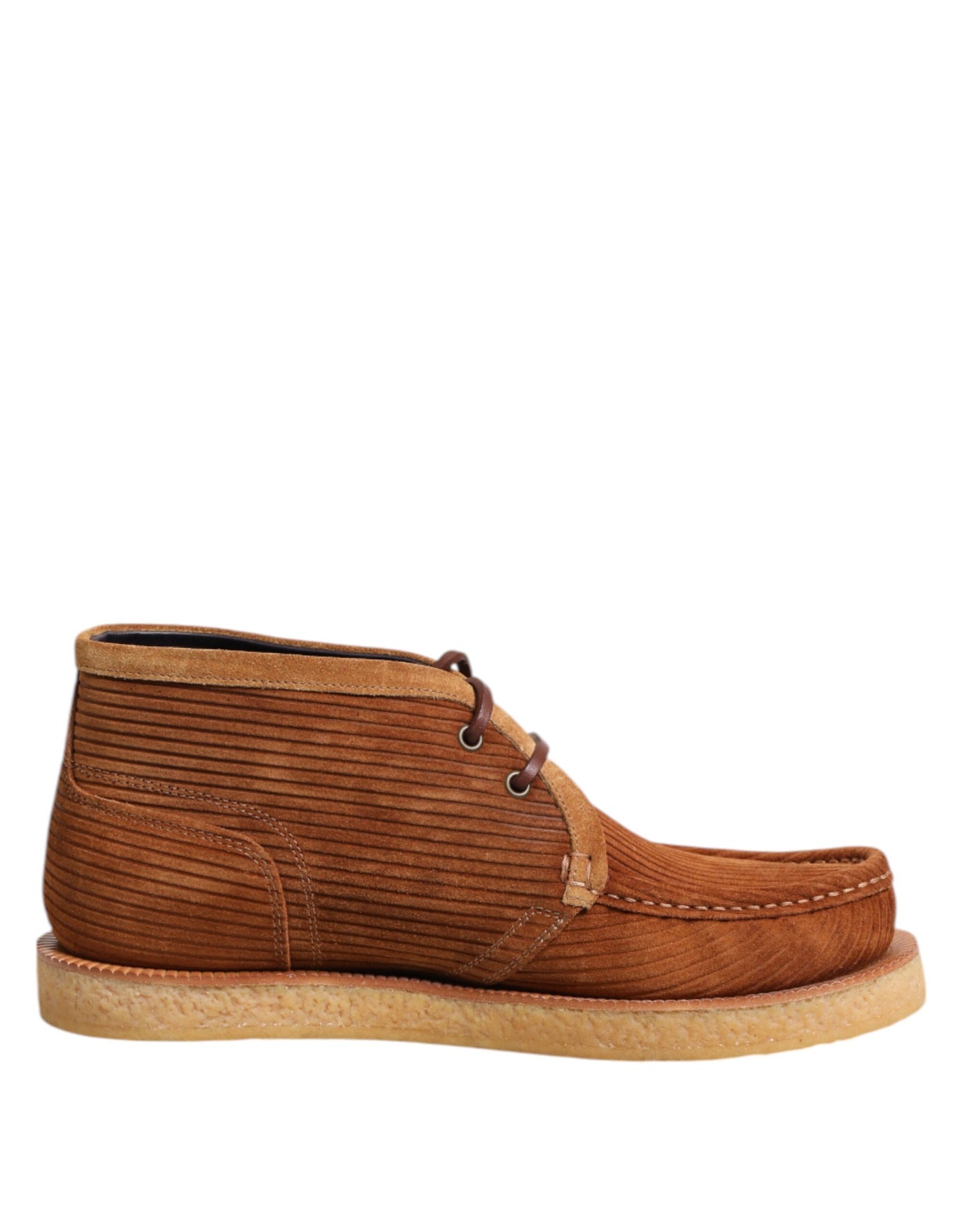 Dolce &amp; Gabbana Bruine Suède Nubuck Leren Desert Enkellaarzen