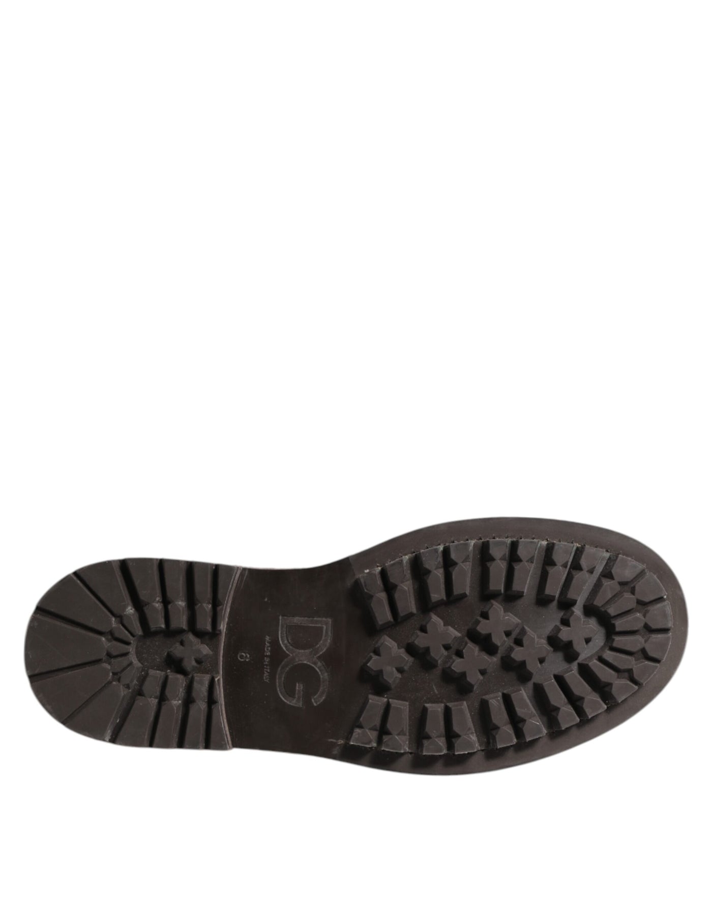 Chaussures richelieu à lacets en cuir marron vieilli Dolce &amp; Gabbana