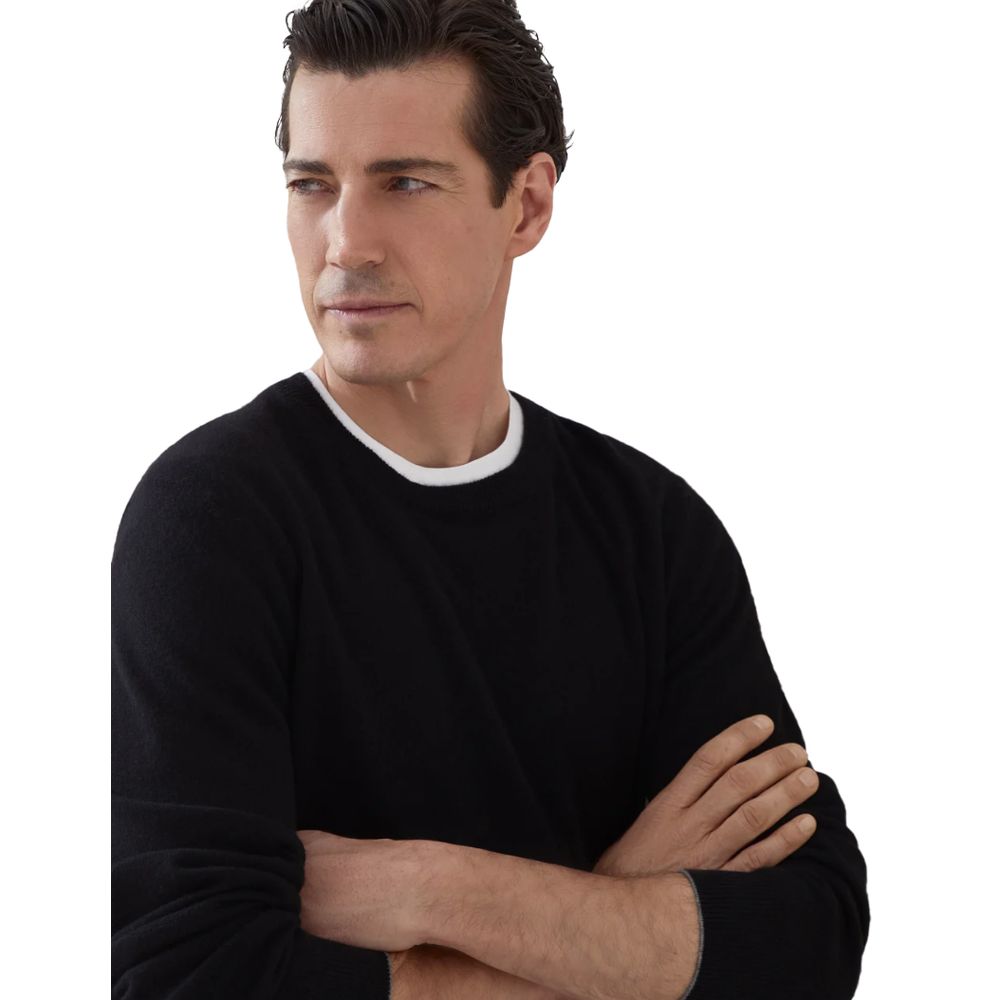 Pull en cachemire noir Brunello Cucinelli