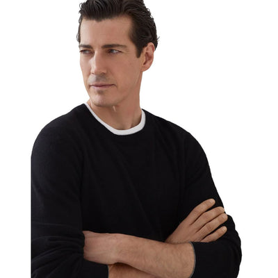 Pull en cachemire noir Brunello Cucinelli
