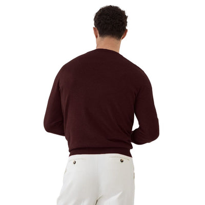 Pull en cachemire rouge Brunello Cucinelli