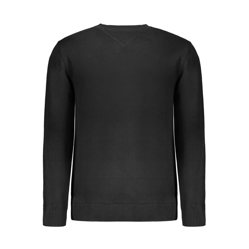 Pull en coton noir Tommy Hilfiger