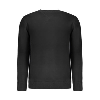 Pull en coton noir Tommy Hilfiger