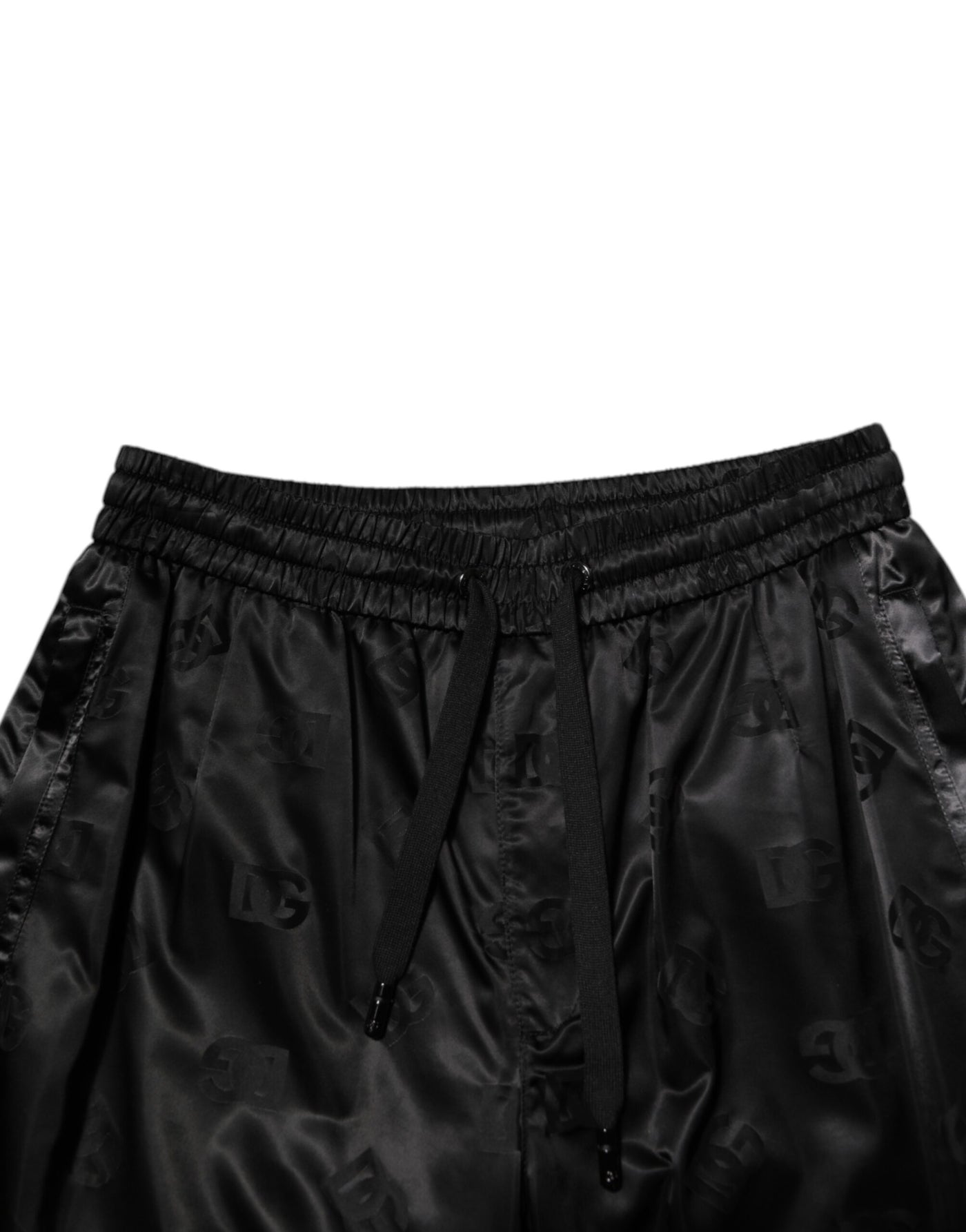 Dolce & Gabbana Black Logo DG Print Men Jogger Sweatpants Pants