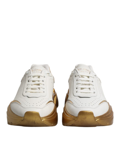 Baskets basses Dolce &amp; Gabbana Daymaster en or blanc