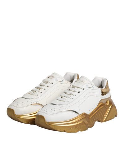Baskets basses Dolce &amp; Gabbana Daymaster en or blanc
