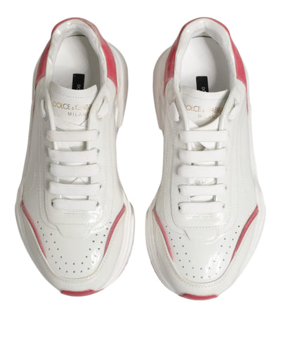Baskets basses Dolce &amp; Gabbana Daymaster blanches et roses
