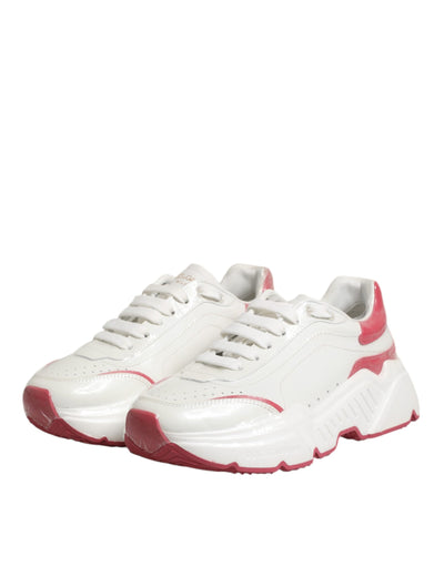 Baskets basses Dolce &amp; Gabbana Daymaster blanches et roses