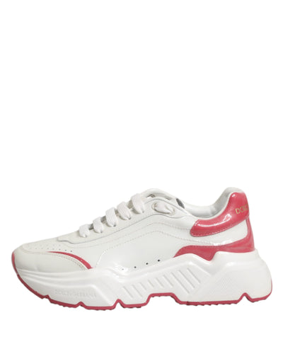 Baskets basses Dolce &amp; Gabbana Daymaster blanches et roses