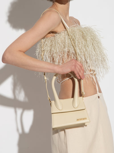 Jacquemus Le Chiquito Moyen Sac Ivoire