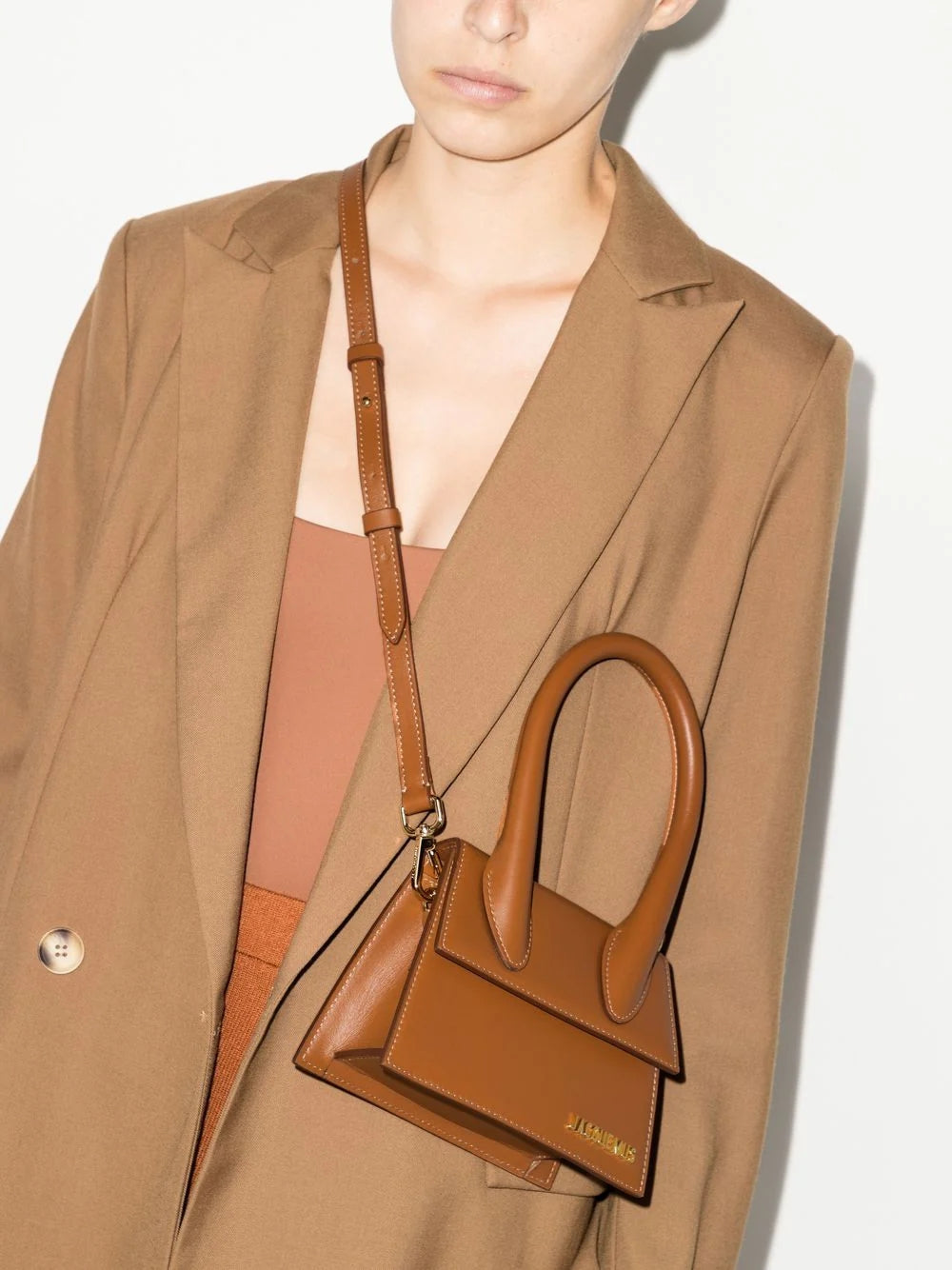 Jacquemus Le Chiquito Moyen Sac Marron