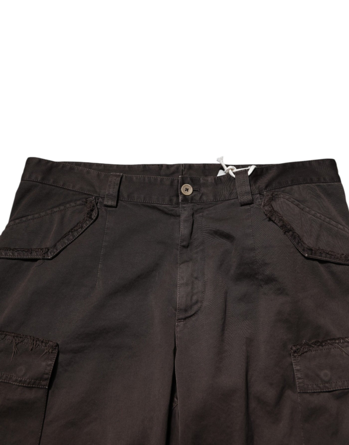 Dolce &amp; Gabbana Bruine Katoenen Stretch Cargo Heren Broek