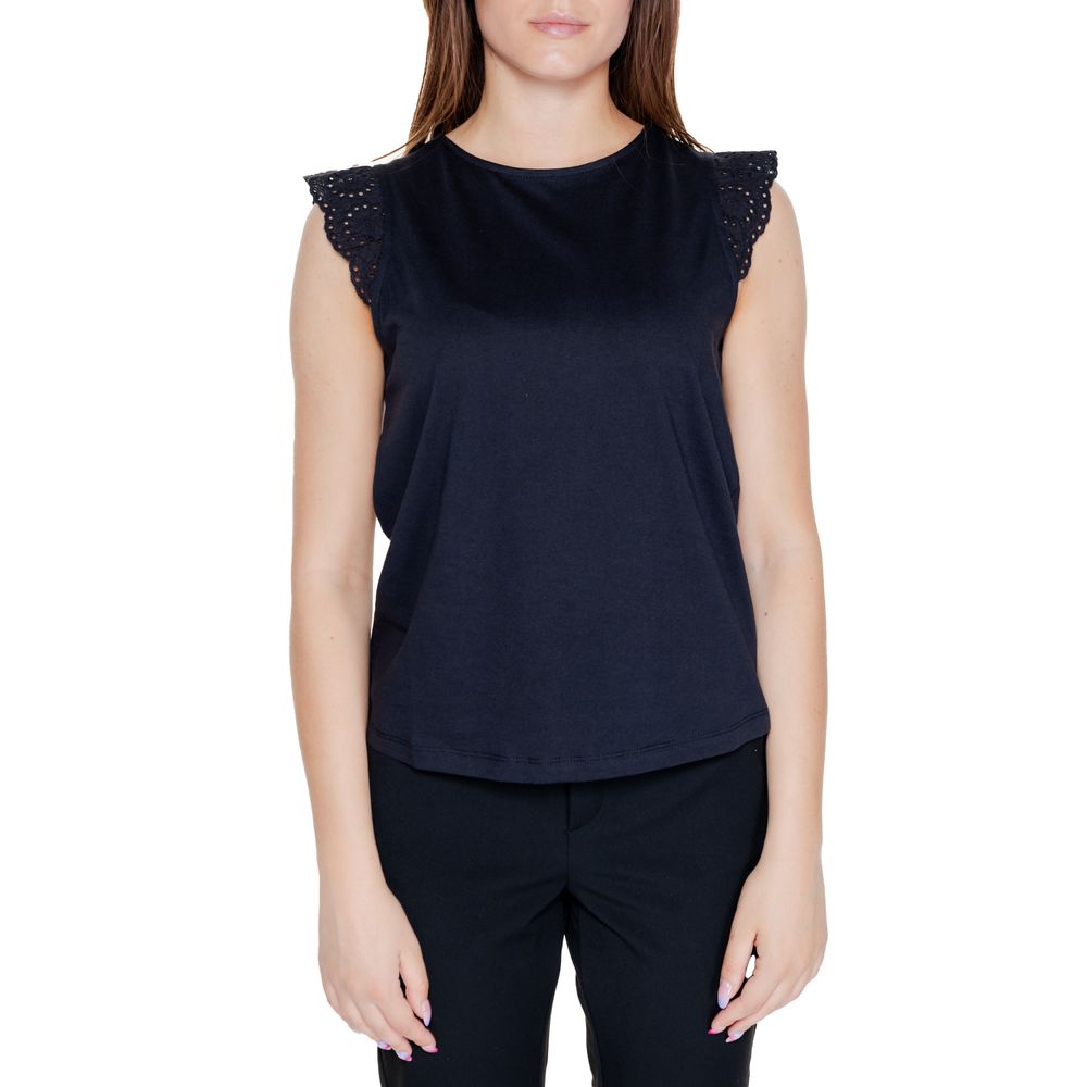 Vero Moda Zwart Gerecycled Katoenen T-shirt