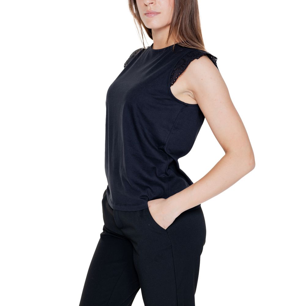 Vero Moda Zwart Gerecycled Katoenen T-shirt