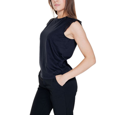 Vero Moda Zwart Gerecycled Katoenen T-shirt