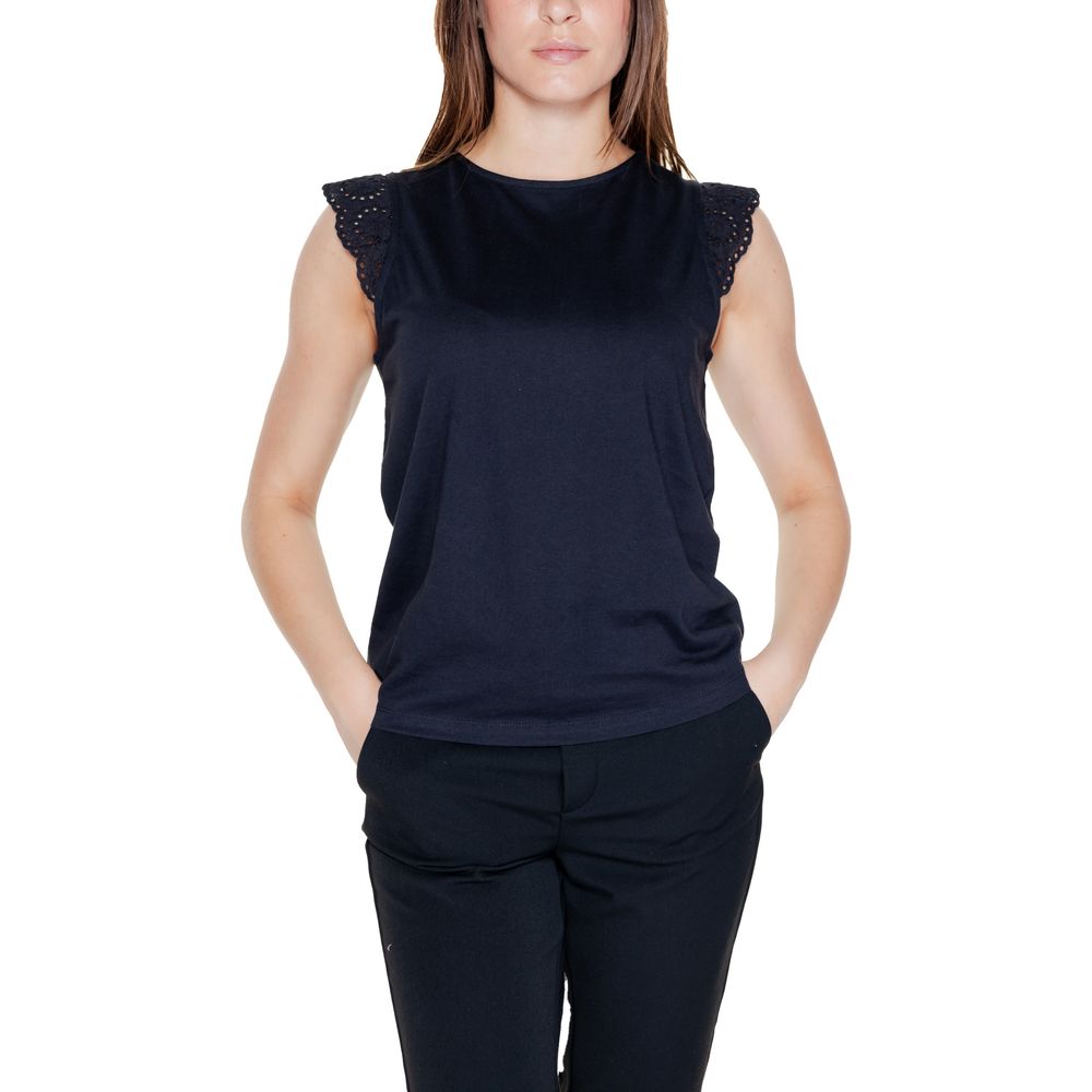 Vero Moda Zwart Gerecycled Katoenen T-shirt