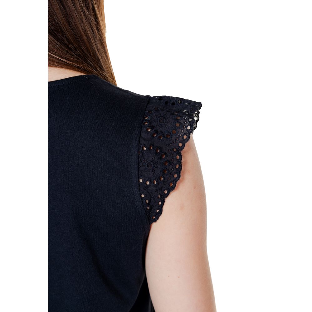 Vero Moda Zwart Gerecycled Katoenen T-shirt